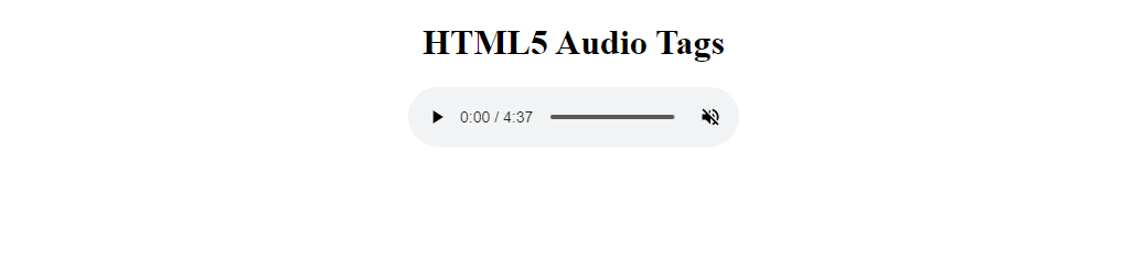 html5 audio tag