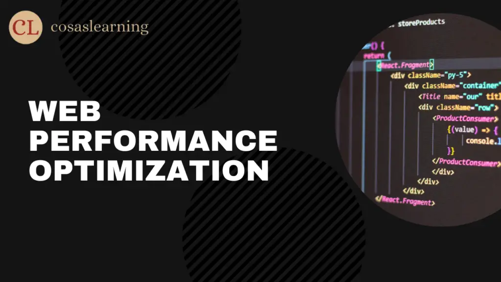 Web Performance Optimization - Cosas Learning