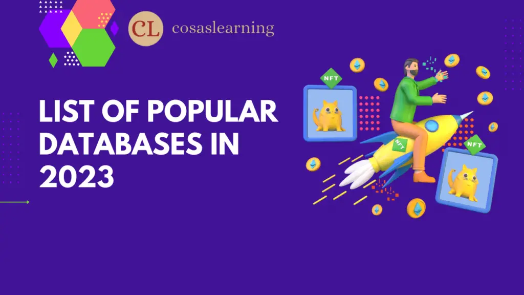 List of Popular Databases in 2023 - Cosas Learning