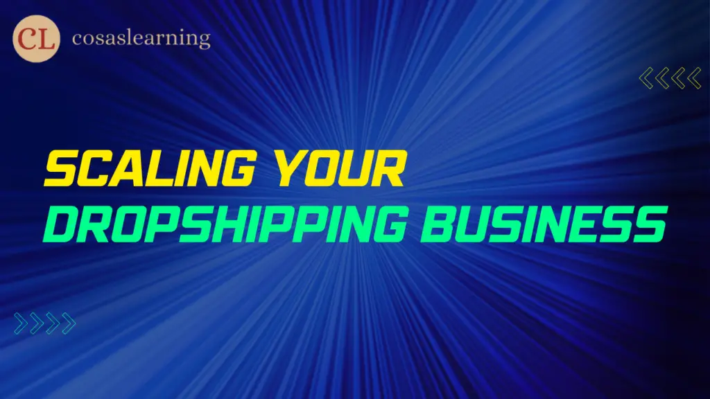 Scaling Your Dropshipping Business - Cosas Learning