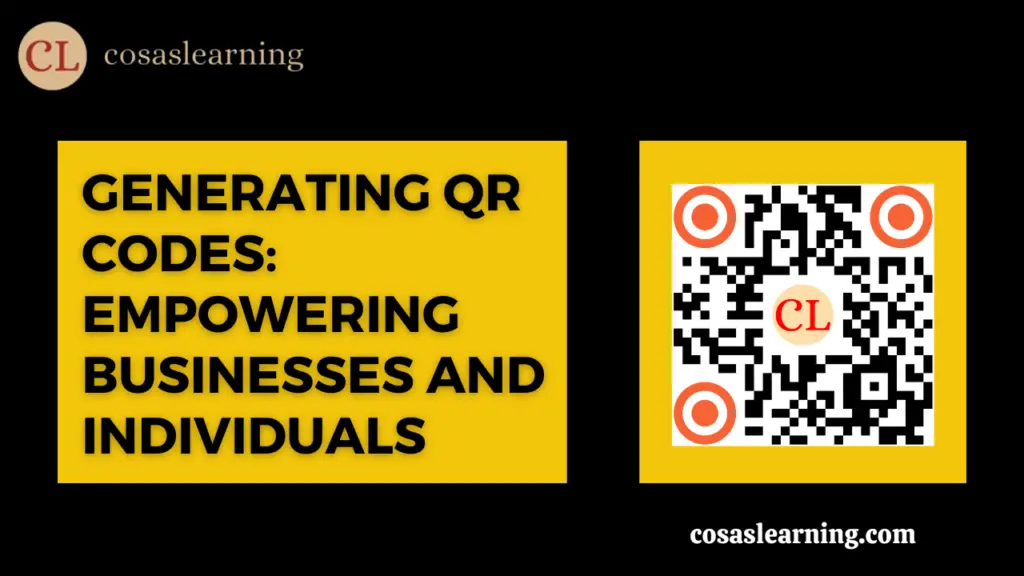 QR Code Scanner and Generator - Cosas Learning